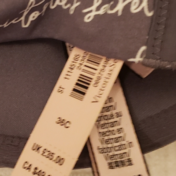 Victoria's Secret  signature bra with underwire, Gray, 36C - Picture 4 of 5